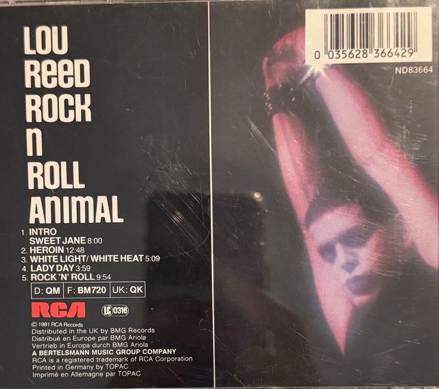 CD Lou Reed - Rock'n'Roll Animal