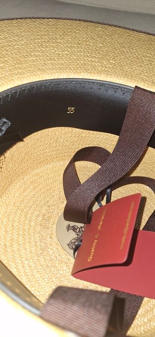 Sombrero Panamá beige y marrón