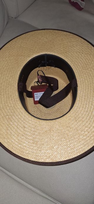 Sombrero Panamá beige y marrón