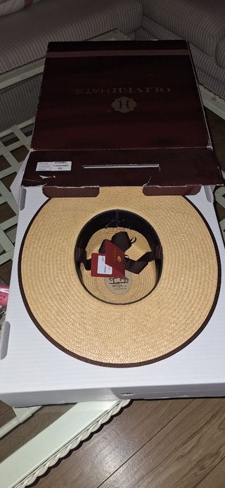 Sombrero Panamá beige y marrón