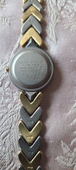 Reloj Citizen Titanio - Dorado y Plateado