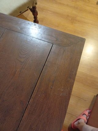 Mesa + 6 sillas comedor antiguas
