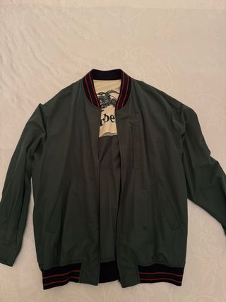 Chaqueta bomber Burberrys verde oliva
