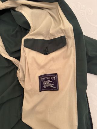 Chaqueta bomber Burberrys verde oliva