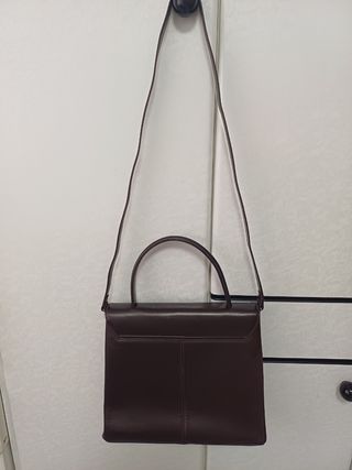 Bolso Vicosta marrón: mano & hombro