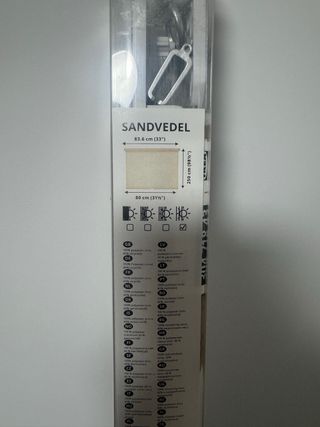 Estor Sandvedel Ikea 80x250cm Beige