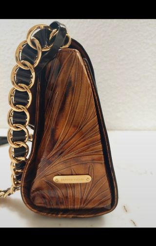 Bolso Sandro Vicari marrón dorado
