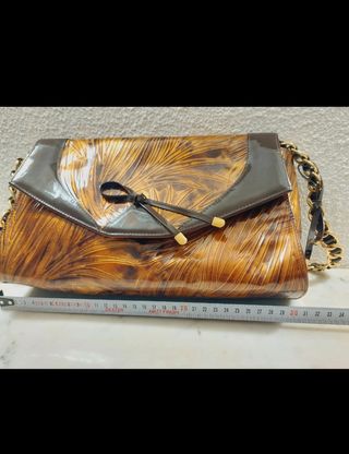 Bolso Sandro Vicari marrón dorado