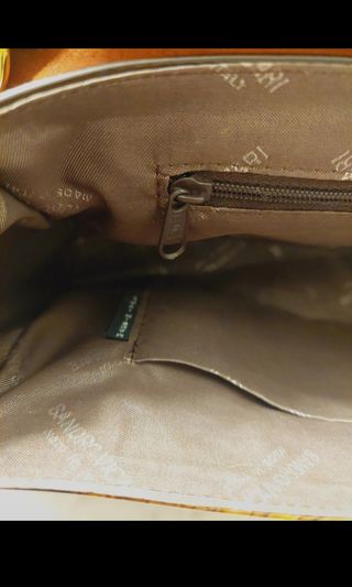 Bolso Sandro Vicari marrón dorado