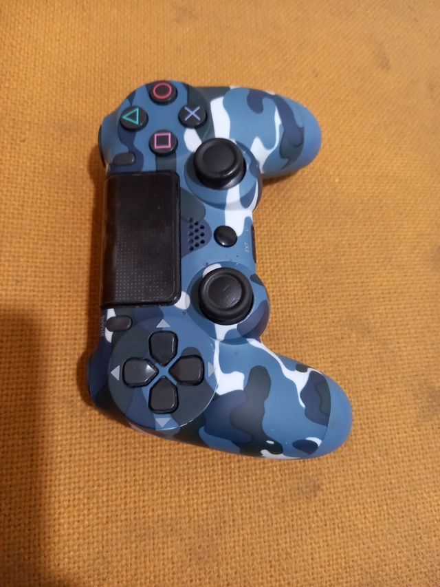 Mando PS4 camuflaje azul