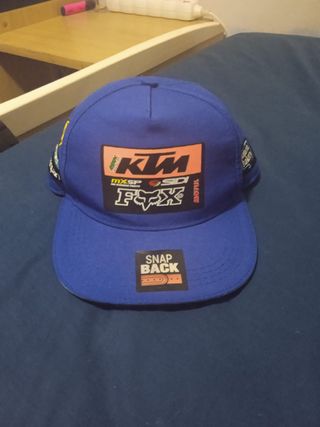 Gorra KTM Fox Racing azul