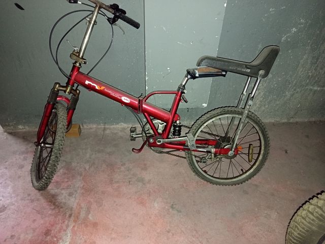 Bicicleta plegable antigua