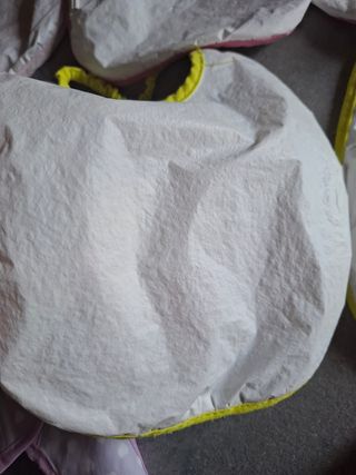 Set 8 bavaglini per bambina per casa, nido o asilo