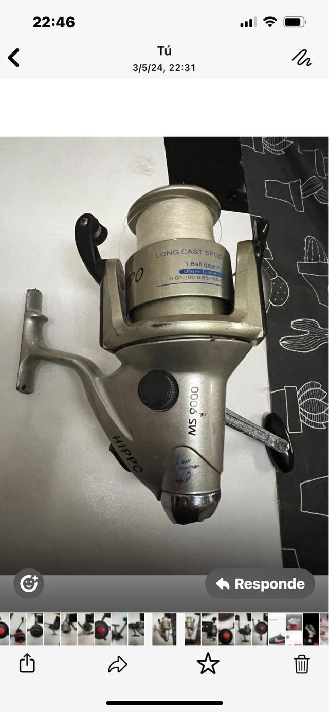 Carrete pesca Tenax MS9000