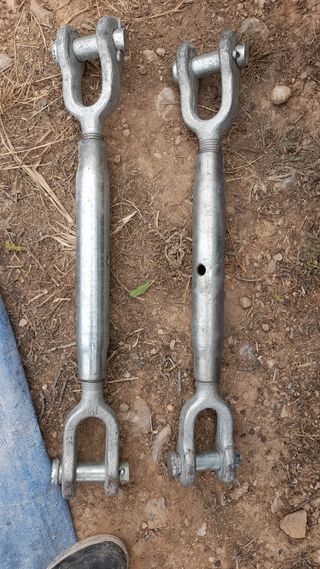 2 Tensores de acero galvanizado