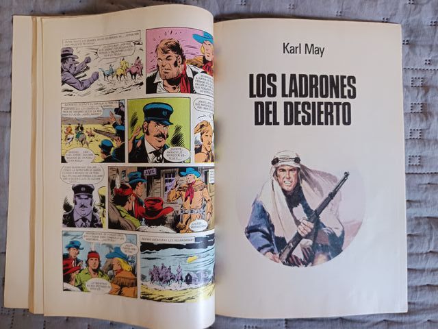 Comic con historias de Karl May