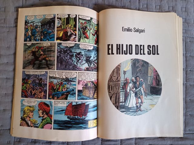 Comic, varias historias de Emilio Salgari