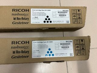 Toners Ricoh IM C6000 Negro y Cian