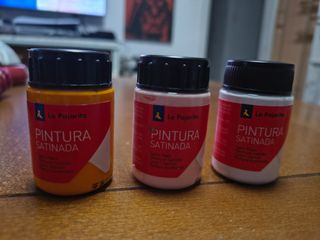 Pinturas acrílicas La Pajarita x3