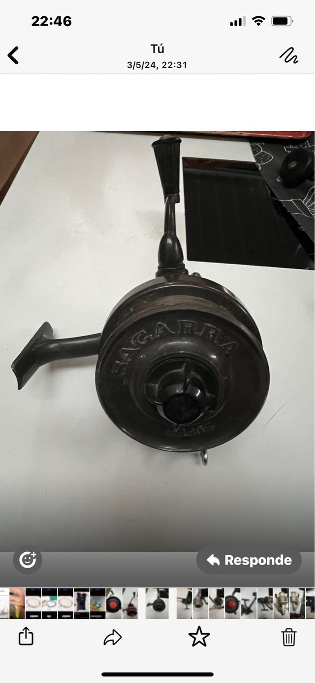 Carrete pesca Segarra antiguo