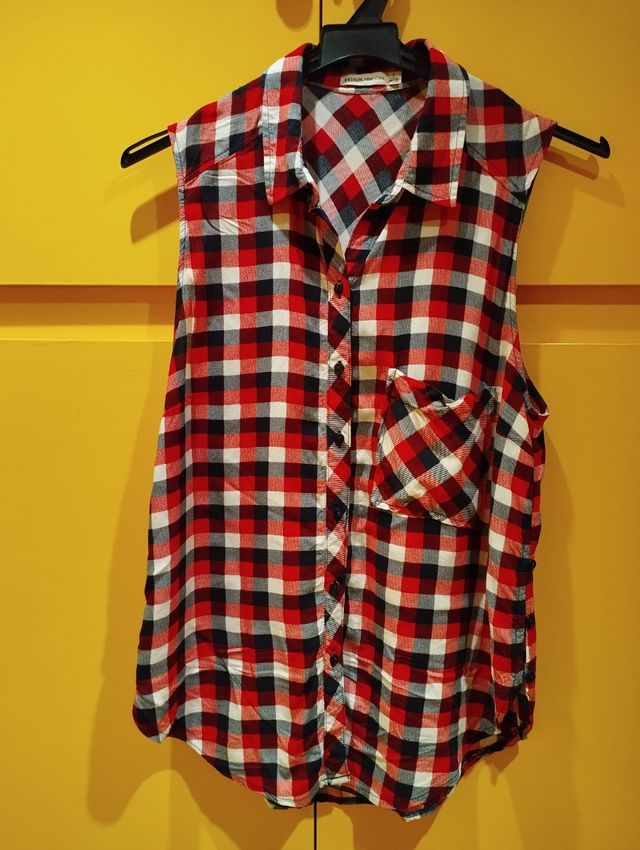 Camisa de cuadros Bershka