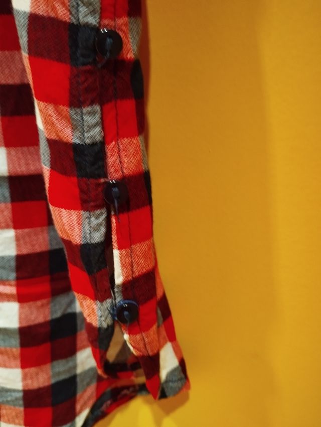 Camisa de cuadros Bershka