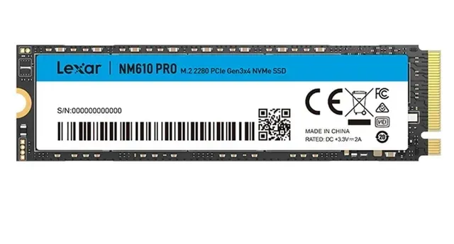 Lexar NM610PRO 2TB SSD, SSD Interno M.2 000400