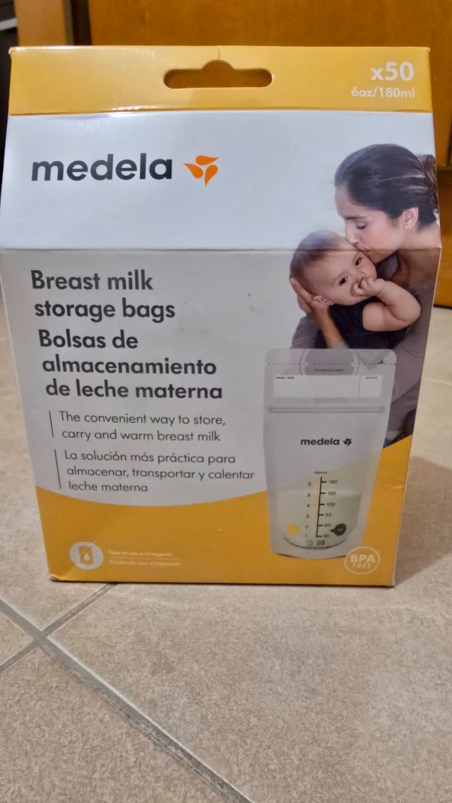 50 Bolsas Medela Leche Materna