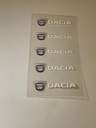 5x Mini Pegatinas Dacia