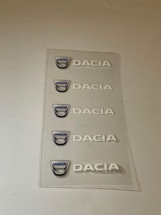 5x Mini Pegatinas Dacia