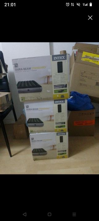 3 Materassi Gonfiabili INTEX Dura-Beam