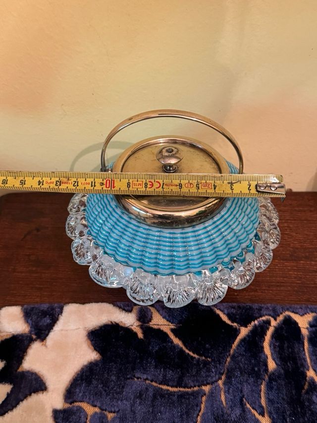 Zuccheriera Murano anni '50 con tre lavorazioni: