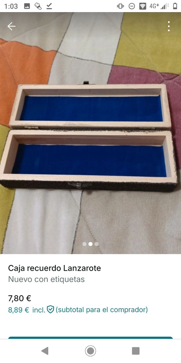 Caja Recuerdo Lanzarote Artesanal