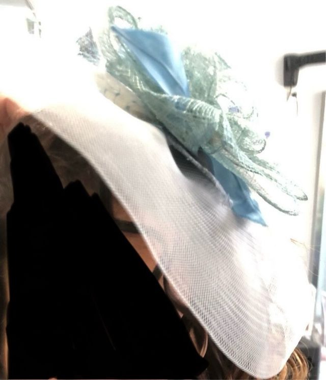 Vestido fiesta Esther Noriega - Teal usado una vez