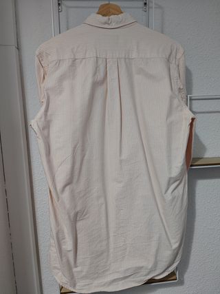 Camisa Scalpers Oxford L rayas beige