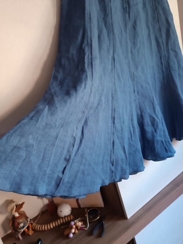 Gonna lunga Laura PerLaura blu