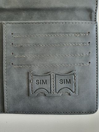 Cartera viaje para pasaporte documentación [Negro]