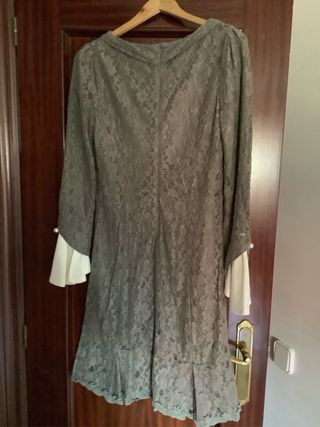 Vestido Soma gris vintage L, 