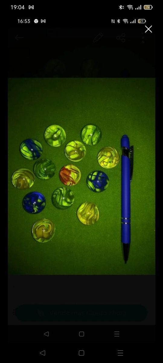 Canicas de cristal: 14 unidades