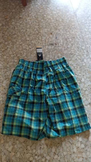 Bañador Adidas cuadros - Talla S