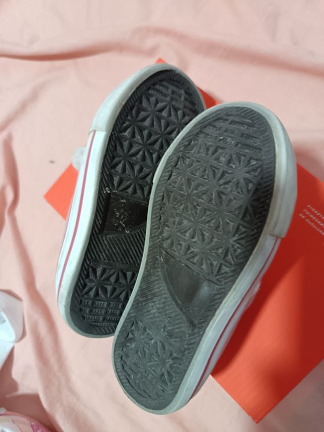 Bambas niña rosa claro-talla 23