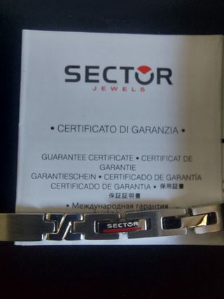 Bracciale Sector uomo acciaio