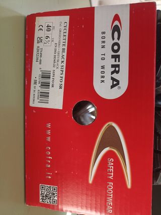ZAPATOS DE SEGURIDAD COFRA N40