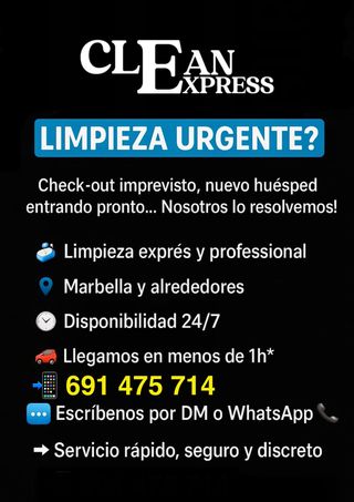 LIMPIEZA URGENTE