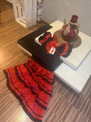Vestido niña + Traje Flamenca niña