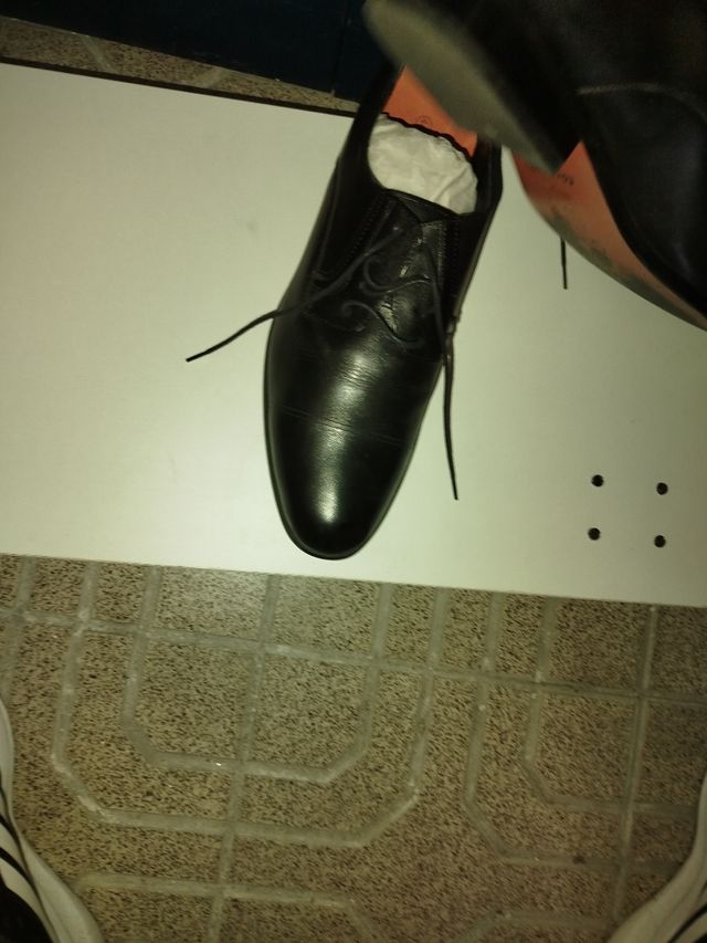 Zapatos negros vestir talla 44