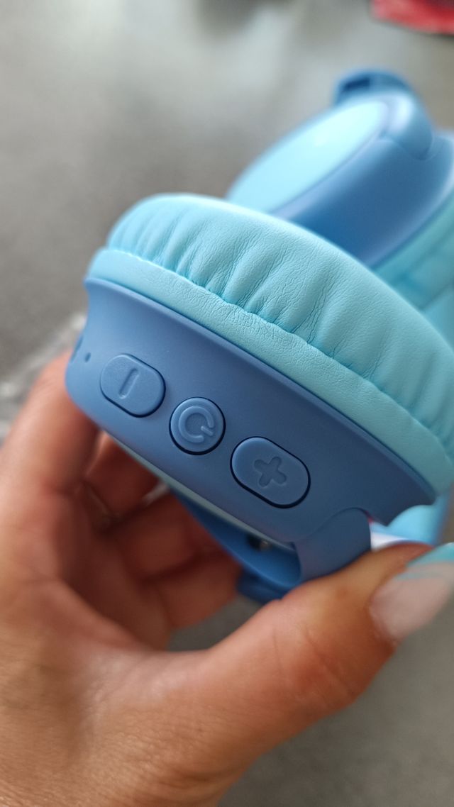 Cuffie Bluetooth iClever Bambini - Azzurre