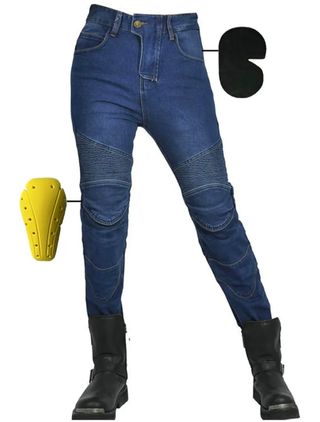 Pantalones moto vaqueros con protecciones
