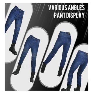 Pantalones moto vaqueros con protecciones