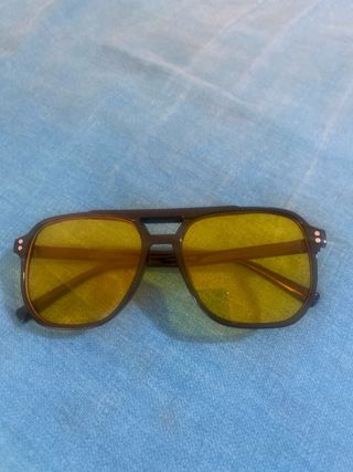 Gafas sol amarillas - estilo aviador